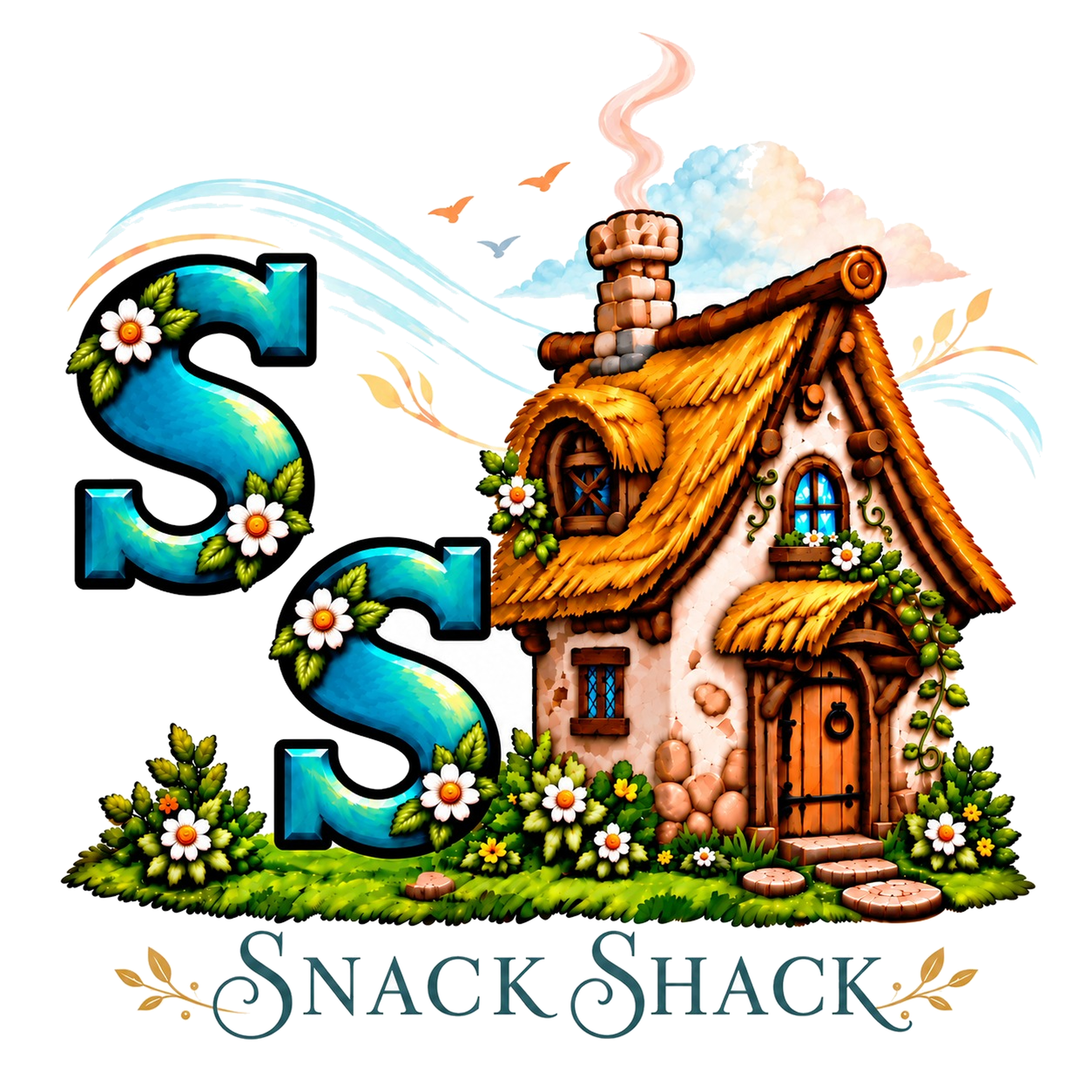 Original Snack Shack cottage logo